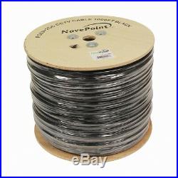 1000ft Siamese Cable Rg59 Video 20awg 18/2 Power Security Camera Wire Cctv Bulk