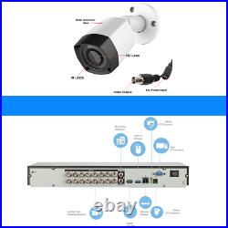 1080P 16 Channel H. 265+ DVR with 8X HD Cameras CCTV Security Camera System Kit