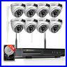 1080P 2MP IP Wireless Security Camera System Outdoor WiFi CCTV Video NVR Kit Set