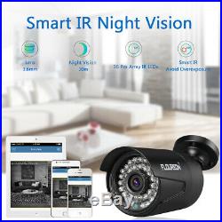 1080P 3000TVL Security Outdoor 8CH 1080N AHD DVR Camera Home CCTV Kit IR 1TB HDD