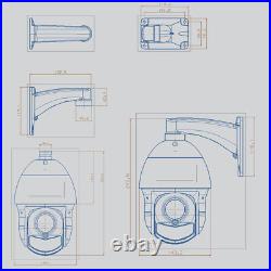 1080P 36X AHD/TVI/CVI/CVBS PTZ Security CCTV Camera