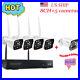 1080P 8CH NVR WiFi Wireless CCTV Outdoor Home Security Camera System Kit IR-cut