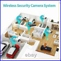 1080P CCTV IP Camera Wireless Wifi System 8CH NVR Home Security Kit Night Vision