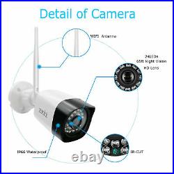 1080P CCTV WIFI Security Camera System Wireless 4CH NVR with Night Vision IP66