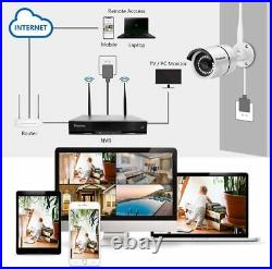 1080P HD Wifi Security Camera System Wireless Outdoor IP CCTV 8CH NVR with 1TB