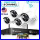 1080P HD Wireless WiFi CCTV Home Security Camera System Outdoor 8CH NVR 1TB HDD