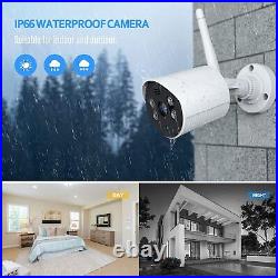 1080P Home CCTV Wifi Security Camera System Wireless With 7 LCD Monitor +32GB