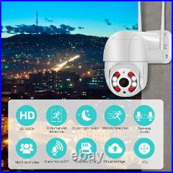 1080P IP Camera Outdoor WiFi PTZ CCTV Security Wireless Smart IR Cam 2-Way Audio