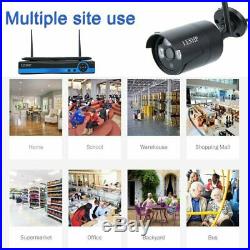 1080P NVR CCTV Home Security Camera System 720P Wireless with 10'' LCD Monitor