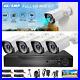 1080P Outdoor CCTV Security Camera System Night Vision 4CH DVR Home Security