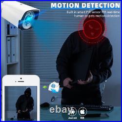 1080P Outdoor CCTV Security Camera System Night Vision 4CH DVR Home Security