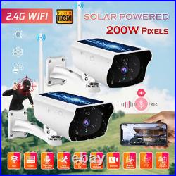 1080P PTZ Solar Security Camera Outdoor 360° Wireless WiFi Solar Camera CCTV