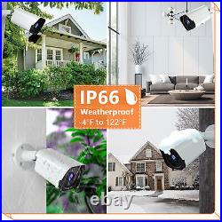 1080P Security Camera System 8CH DVR CCTV Outdoor Home Security 4PC Camera 1/3TB