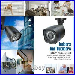 1080P Security Camera System Wired Outdoor Waterproof Night Vision CCTV Set 2TB