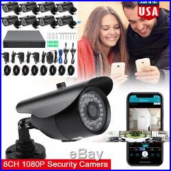 1080P Wireless Home Security Camera System WiFi DVR 8CH IR CCTV Outdoor IP66 NEW