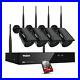 1080P Wireless WiFi Security Camera System 4CH HD 2MP NVR Outdoor 1TB CCTV Kit