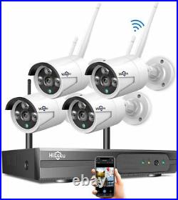 1080p 8CH HDMI NVR 4 720p Wireless Home Video Security Camera System NO HDD- US