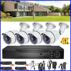 1080p Full HD Outdoor Security Camera System, 4 Pack Smart Home 4CH DVD US