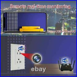 1080p HD WiFi P2P Secret Security Spy Camera Hidden in AC Receptacle Wall Outlet