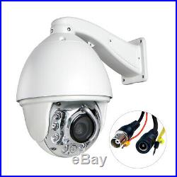 1200TVL Auto Tracking 30X Zoom PTZ Analog High Speed CCTV Security Camera 8IR