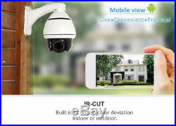 1200TVL HD SONY CMOS 30x Zoom PTZ Dome Home CCTV Security Camera IR-Cut System