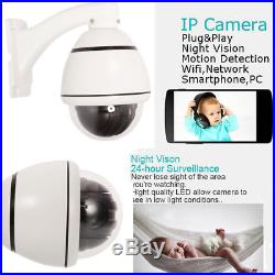 1200TVL HD SONY CMOS 30x Zoom PTZ IR Dome Home CCTV Security Camera Video IR-Cut