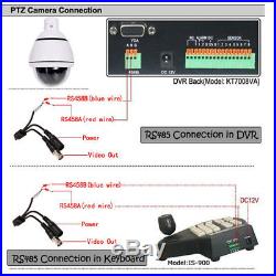 1200TVL HD SONY CMOS 30x Zoom PTZ IR Dome Home CCTV Security Camera Video IR-Cut
