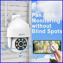 1296P HD Wifi Security Camera System Wireless Outdoor PTZ Audio CCTV 8CH NVR 1TB