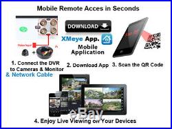 16 Channel H. 264 Security DVR with 2TB HDD CCTV Camera Recorder HD TVI CVI AHD