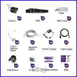 16CH 720p HD Video 720P DVR Home IR Security Camera System H. 264+ CCTV 1TB