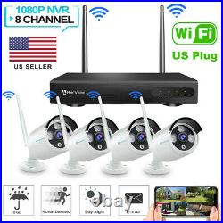 2/5MP HD 1080P CCTV IP Camera Wireless Wifi System 8CH NVR/DVR Home Security Kit