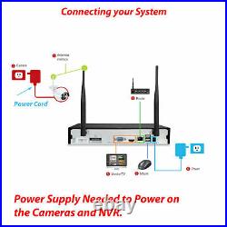 2 Way Audio Wireless 1080P Outdoor indoor IP WIFI Camera CCTV Security System