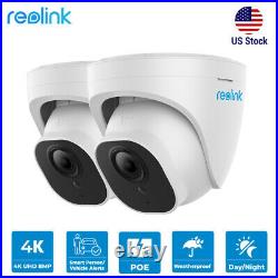 2-pack Reolink 4K 8MP PoE IP Security Camera Home CCTV Surveillance Outdoor 820A