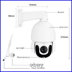 2MP Security Camera System Wireless Outdoor IP CCTV 1080P Human Tracking NVR Kit