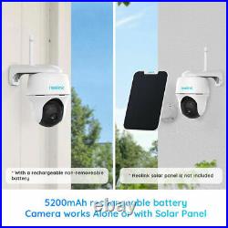 2pcs Wireless Pan Tilt Battery Powered WiFi Security Camera CCTV System Argus PT