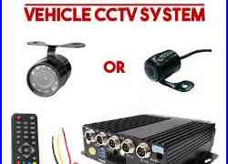 2x Cameras Vehicle CCTV DVR In Car Taxi Van Camera Security Monitoring System