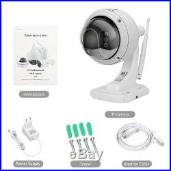 2x1080P WiFi Wireless CCTV Outdoor Smart Security Audio With Mic Dome PT IP Camera