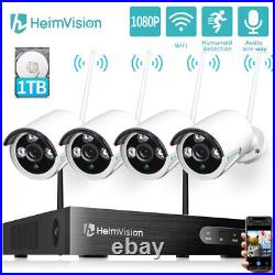 3/5MP Wireless Outdoor Security IP Camera System 8CH NVR/DVR WIFI 1TB HDD CCTV