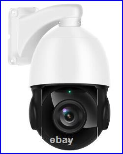 360° 4K 8MP POE PTZ Security IP Camera 30x Zoom CCTV HIKVISION Compatible 50M IR