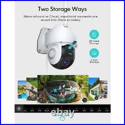 360 Outdoor Security Camera System, Waterproof, Motion Detection, Night Vision