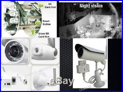 3G Security Camera GSM Farm Alarm System mobile phone Nigth vision Motion CCTV