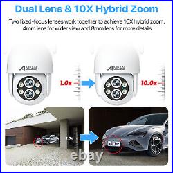 3MP HD Outdoor Wireless Security Camera System 8CH NVR WiFi Audio Home CCTV 1TB