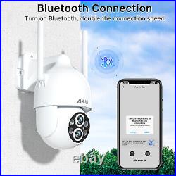 3MP HD Outdoor Wireless Security Camera System 8CH NVR WiFi Audio Home CCTV 1TB