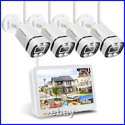 3MP IP Wireless Security Camera System Outdoor CCTV 5MP WiFi 8CH NVR Monitor 1TB