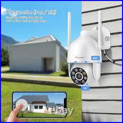 3MP Security Camera System WiFi CCTV 4 camera 8CH NVR 10 Monitor Wireless Audio