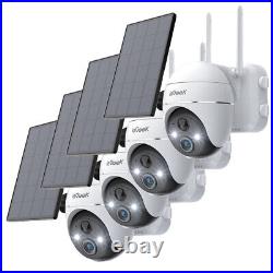 3MP WIFI Outdoor Wireless Camera Security System Solar& Battery Home CCTV Camera