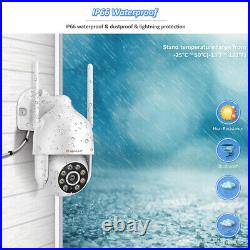 3MP Wireless Security Camera System Outdoor WiFi 8CH NVR CCTV Audio Night Vision
