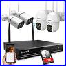 3MP Wireless Security Camera system Outdoor PTZ Dome Home CCTV System 2Way Audio