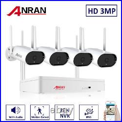 3MP Wireless WIFI IP Security Camera System Outdoor 8CH 5MP NVR CCTV with Audio