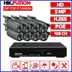 4/8CH X 5 MP PoE IP Camera H. 265 NVR Security Camera CCTV Surveillance System AU